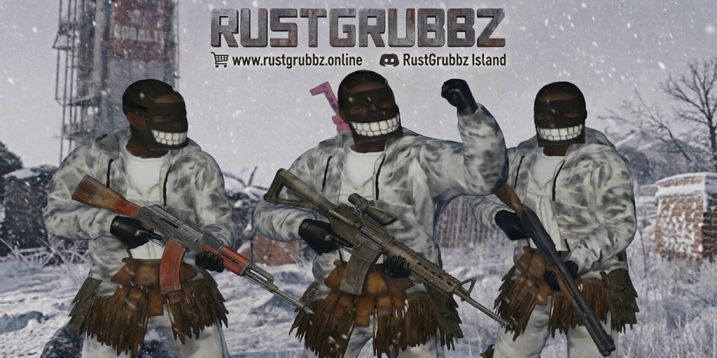 Баннер сервера RustGrubbz Island 2x US Monthly Main